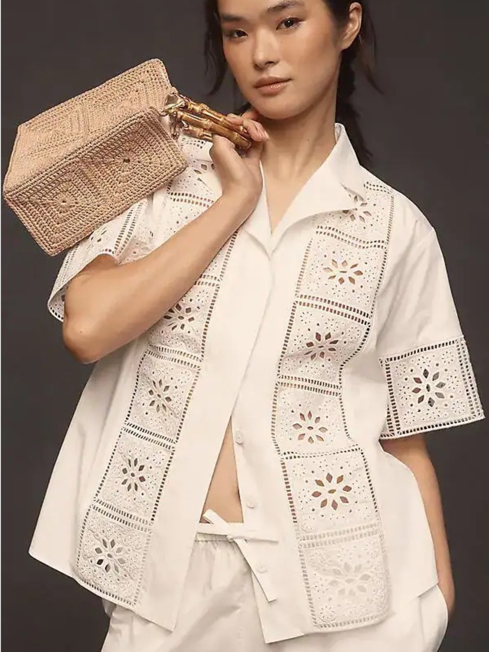 ALIGNE Ulysses Broderie Eyelet Blouse